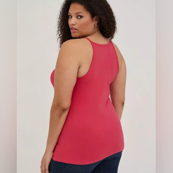 Torrid  Magenta High Neck Foxy Tank Top 3x New - Picture 4 of 8